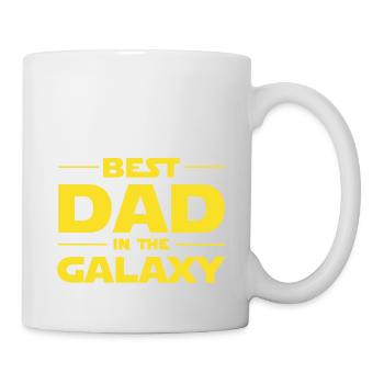 Meilleur papa de la galaxie best dad in the galaxy - Mug blanc - blanc - Droite