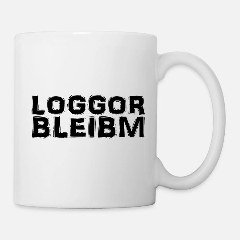 Sächsisch - Dialekt - Spruch - Tasse - Weiß