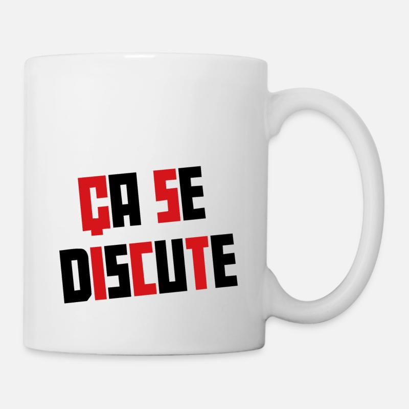 ca se discute - Mug blanc - blanc