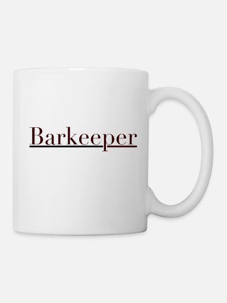 Barkeeper - Tasse - Weiß