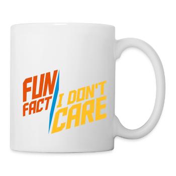 I don't care fact - Mug - white - Right