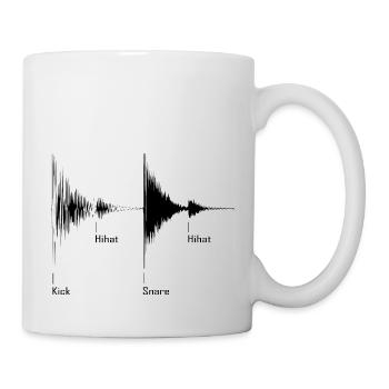 Drumbeat - Tasse - Weiß - Rechts