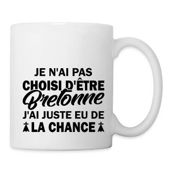je suis bretonne / humour bretonne - Mug blanc - blanc - Droite