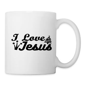 I Love Jesus - Tasse - Weiß - Rechts