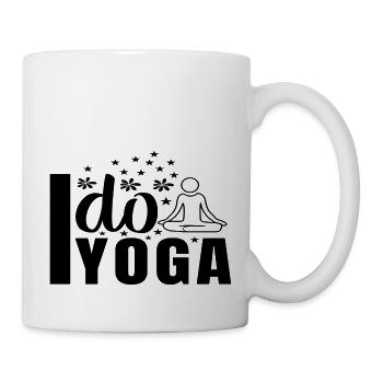 I do Yoga - Mug - white - Right