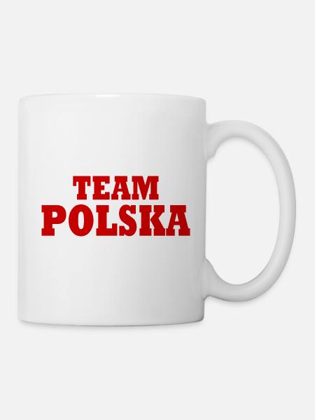 Team polska - Tasse - Weiß