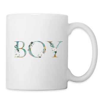 It´s a boy! Personalisierbar - Tasse - Weiß - Rechts