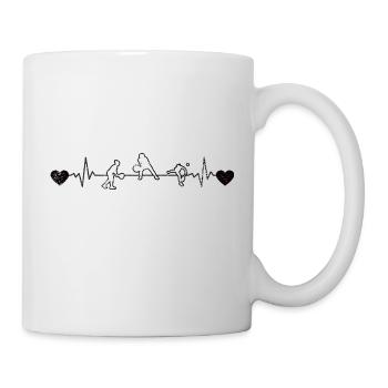 Joueur de tennis Club de tennis Raquette de tennis Tennis - Mug blanc - blanc - Droite