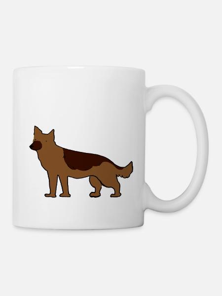 Berger allemand - Mug blanc - blanc