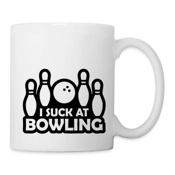 Je suis nul au bowling - Mug blanc - blanc - Droite