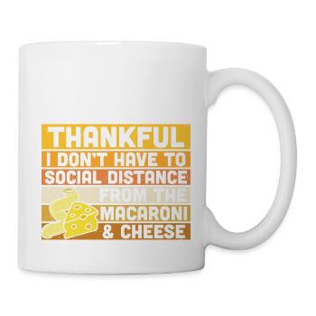 Thankful - Thanksgiving quotes - Mug - white - Right