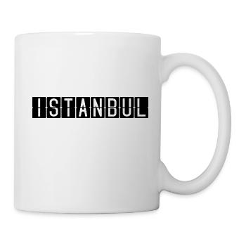 Istanbul Flughafentafel - Tasse - Weiß - Rechts