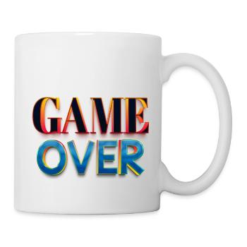 GAME OVER - Tasse - Weiß - Rechts