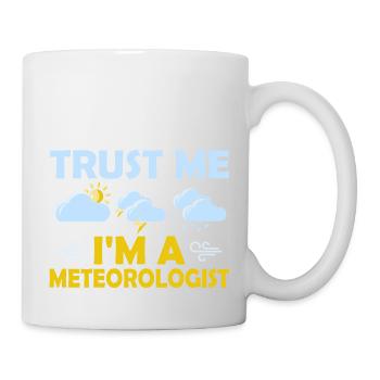 Croyez-moi, je suis météorologue météorologie météo - Mug blanc - blanc - Droite