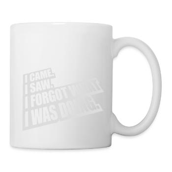 I came saw forget - Mug - white - Right