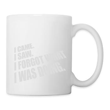 I came saw forget - Mug - white - Right