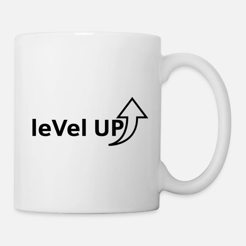 Montée de niveau - Mug blanc - blanc