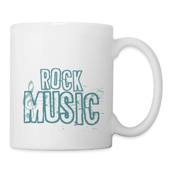Rock music design heavy metal rock music - Mug - white - Right