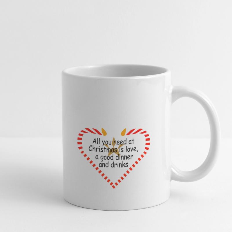 Devise de Noël Mug blanc