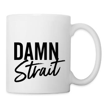 Verdammte Meerenge - Tasse - Weiß - Rechts