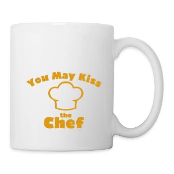 SIE KÖNNEN DEN KOCH KÜSSEN - Tasse - Weiß - Rechts