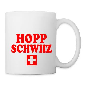 Hopp schwiiz - Mug blanc - blanc - Droite