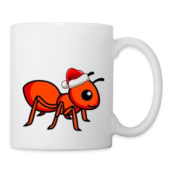 Ant Comic Christmas - Mug - white - Right
