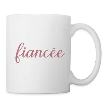 Verlobte Matching Verlobung Hochzeit Flitterwochen - Tasse - Weiß - Rechts