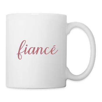 Fiancé Matching Engagement Gift Groom’s Mariage du marié - Mug blanc - blanc - Droite