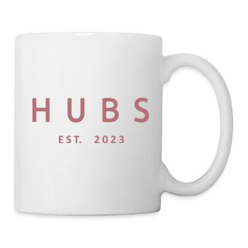 Hubs Est. 2023 Engagement For Groom's Wedding - Mug - white - Right