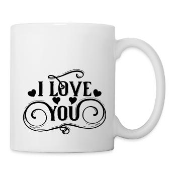 I love you - Mug - white - Right