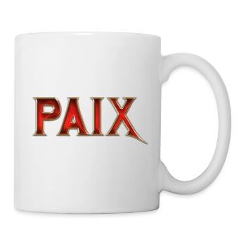 Paix - Mug blanc - blanc - Droite