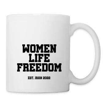 Liberté de vie de femme - Iran - Mahsa Amini - Mug blanc - blanc - Droite