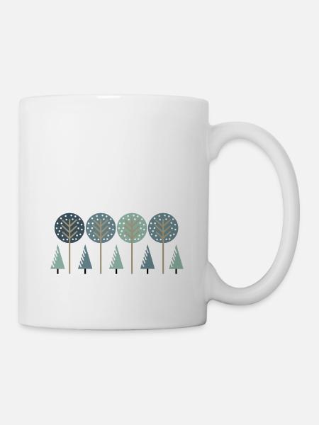 Snowy forest - Mug - white