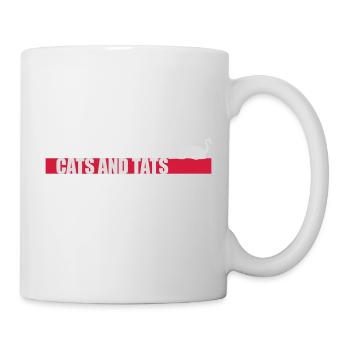 Citation de chats et de tats - Mug blanc - blanc - Droite