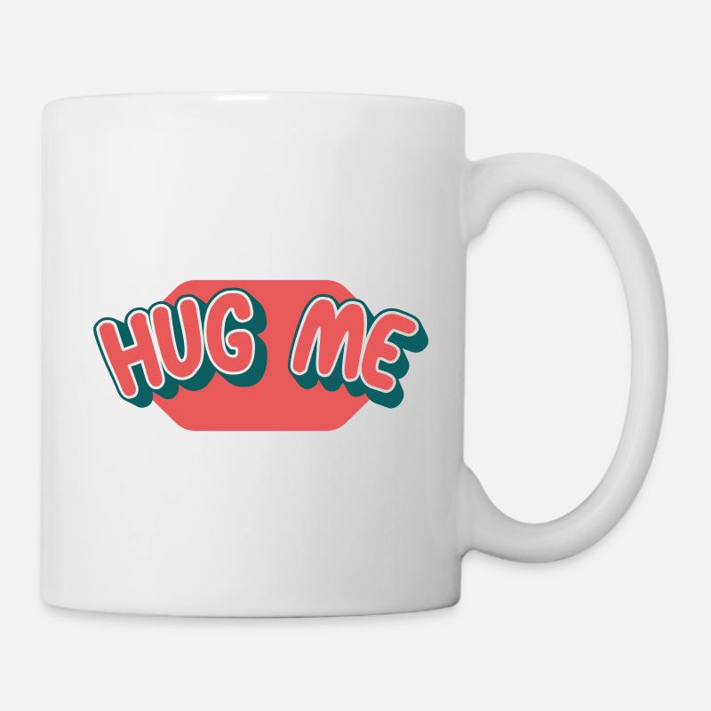 Hug me | Colors can be changed - Mug - white