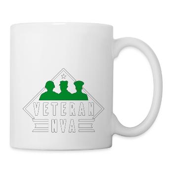 DDR NVA Veteran Vater Geschenk - Tasse - Weiß - Rechts
