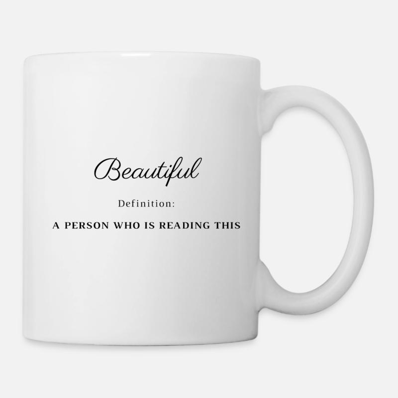Beautiful - Mug - white