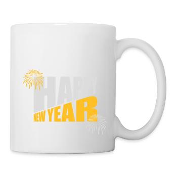 Citation Bonne année - Mug blanc - blanc - Droite