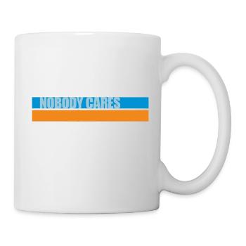 Personne ne s’en soucie de travailler plus dur - Mug blanc - blanc - Droite