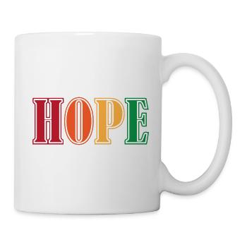 Espoir - Coloré - Mug blanc - blanc - Droite
