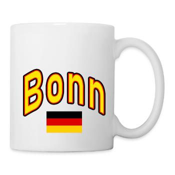 Bonn deutschland flagge - Tasse - Weiß - Rechts