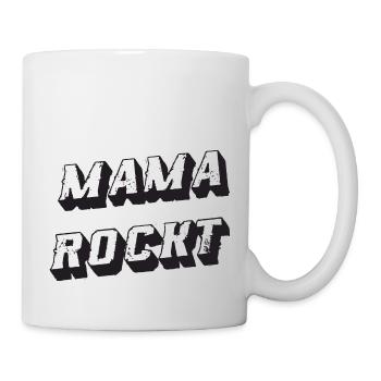Mama Rockt - Tasse - Weiß - Rechts