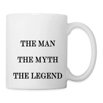 the man black - Mug - white - Right