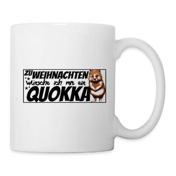 Quokka Weihnachten - Tasse - Weiß - Rechts