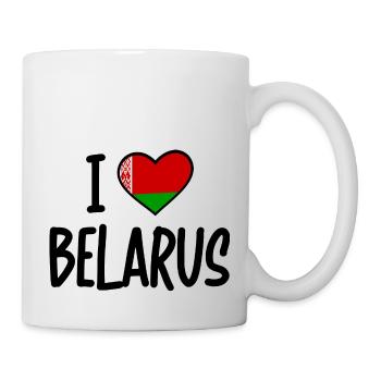 i love belarus - Tasse - Weiß - Rechts
