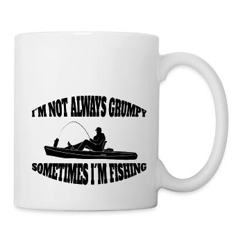 pêche hameçon pêche à la ligne canne à pêche pêche à la ligne - Mug blanc - blanc - Droite