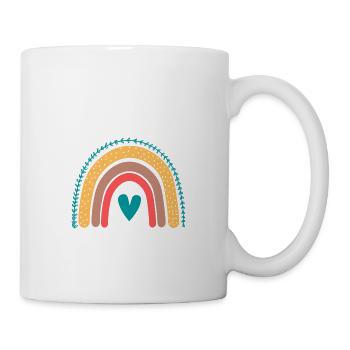super marraine arc en ciel - Mug blanc - blanc - Droite