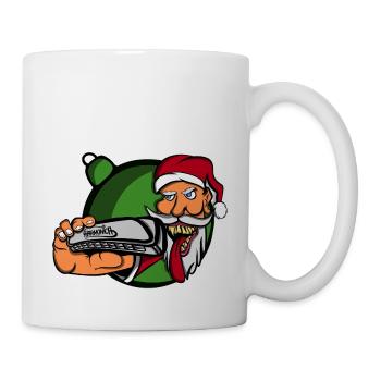 Papa Noel Rat Fink Harmonica Style - Mug blanc - blanc - Droite