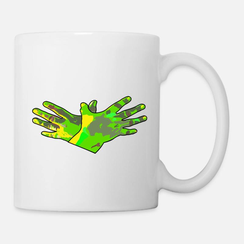 Shiponja kuq e zi, Shiptar, Kosovo, Durrt - Tasse - Weiß